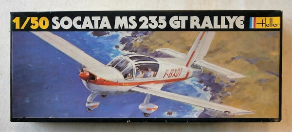 Socata MS 235GT Rallye Lightplane 1/50 Scale Plastic Model Kit HellerL404