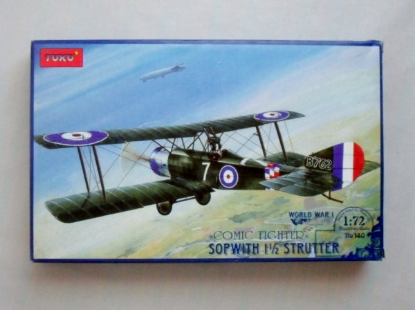 Sopwith 1 1 1/2 Strutter Comic Fighter 1/72 Scale Plastic Model Kit Toko 140