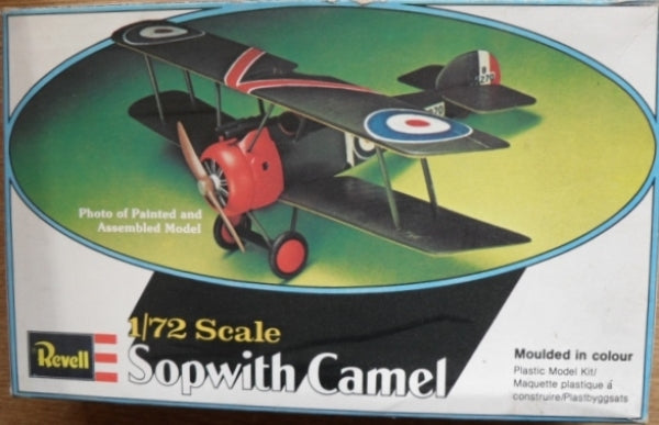 Sopwith Camel Fighter 1/72 Scale Plastic Model Kit Revell H-51