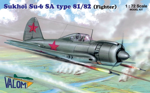 Sukhoi Su-6 SA Type 81/82 Fighter 1 1/72 Scale Plastic Model Kit Valom 72027