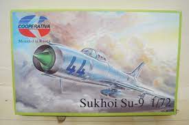 Sukhoiu SU-9 Jet Fighter 1/72 Scale Plastic Model Kit Cooperativa R72006