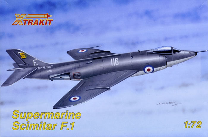 Supermarine Scimitar F.1 Fighter 1/72 Scale Resin Model Kit Xtrakit XK72011