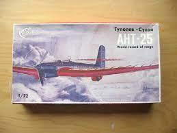 Tupolev Ant-25 Record Breaking Airplane 1/72 Scale Plastic Model Kit IKAR/ NKAP