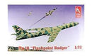 Tupolev TU16 'Badger' Bomber 1/72 Scale Plastic Model Kit Hobbycraft HC1346