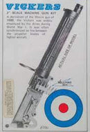 Vickers .303  Aircraft Gun 2" Scale Plastic Model Kit Williams Bros. WB16000