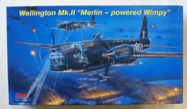 Vickers Wellington MKll Bomber 1/72 Scale Plastic Model Kit MPM 72535