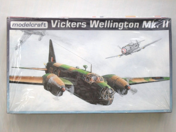 Vickers Wellington MKll Bomber 1/72 Scale Plastic Model Kit Modelcraft 72-032