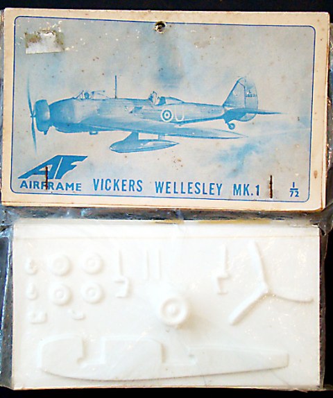 Vickers Wellseley MK 1 Bomber 1/72 Scale Plastic Vacuform Model Kit Airframe 16