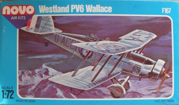 Westland Wallace Army Support Aircraft 1/72 Scale Plastic Model Kit Novo F167