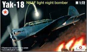 Yakovlev Yak-18 Night Intruder 1/72 Scale Plastic Model Kit Amodel 7230