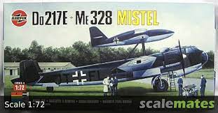 Dornier Do 217 E with ME328 Composite 1/72 Scale Plastic Model Kit Airfix 05029