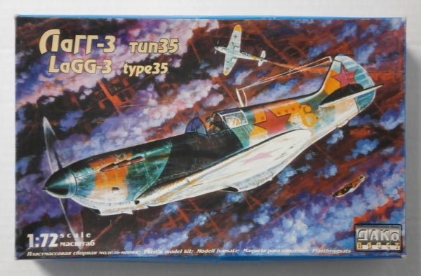 Lavochkin Lagg 3  Fighter 1/72 Scale  Plastic Model Kit Dako Plast 12002