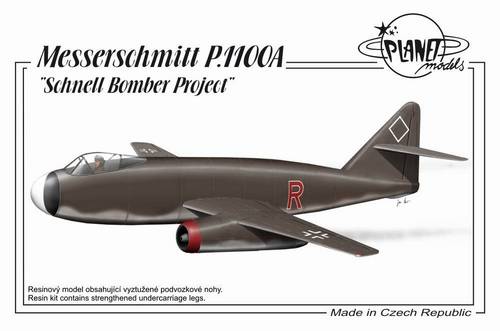 Messerschmitt P.1100A Bomber 1/72 Scale Resin Model Kit  Planet Models 190