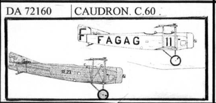Caudron C.60 Trainer 1/72 Scale Resin Model Kit Dujin Models DA72160