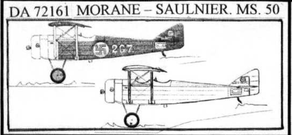 Moraine Saulnier MS. 50 Trainer 1/72 Scale Resin Model Kit Dujin Models DA72161