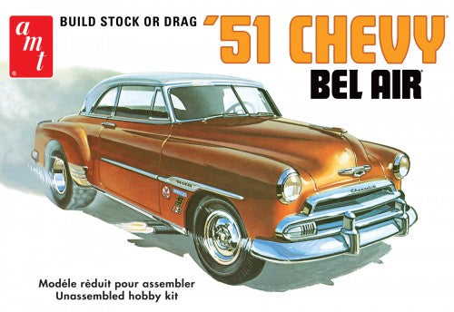 1951 Chevy Bel Air 1/25 Scale Plastic Model Car Kit