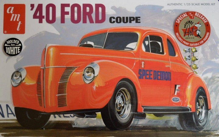 1940 Ford Coupe Car Model 1/25 Scale Model Kit 730