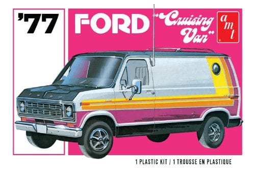 1977 Ford Van "Cruising" Plastic Model Truck Kit AMT1108
