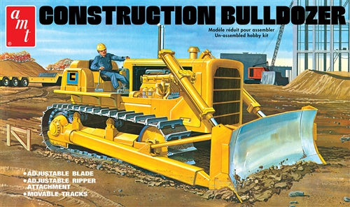 Construction Bulldozer Plastic Model Kit AMT1086