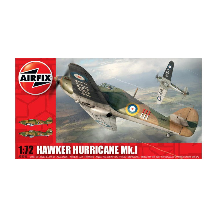 Hawker Hurricane Mk1 Plastic Model Kit Airfix A02067