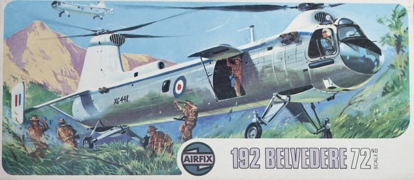 Bristol 192 Belvedere Helicopter 1/72 Scale Plastic Model Kit Airfix 382