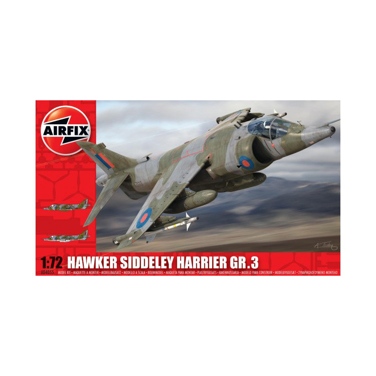 Hawker Siddley  Harrier GR3 1/72 Scale Plastic Model Kit