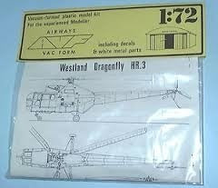Westland Dragonfly HR3 Helicopter 1/72 Scale Plastic Model Kit