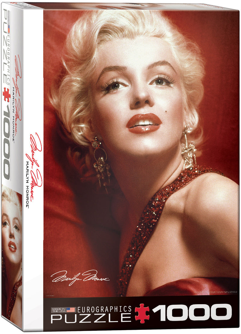 Marilyn Monroe Red Portrait