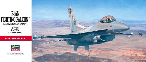 General Dynamics F-16N 1/72 Scale Plastic Model Hasegawa C12