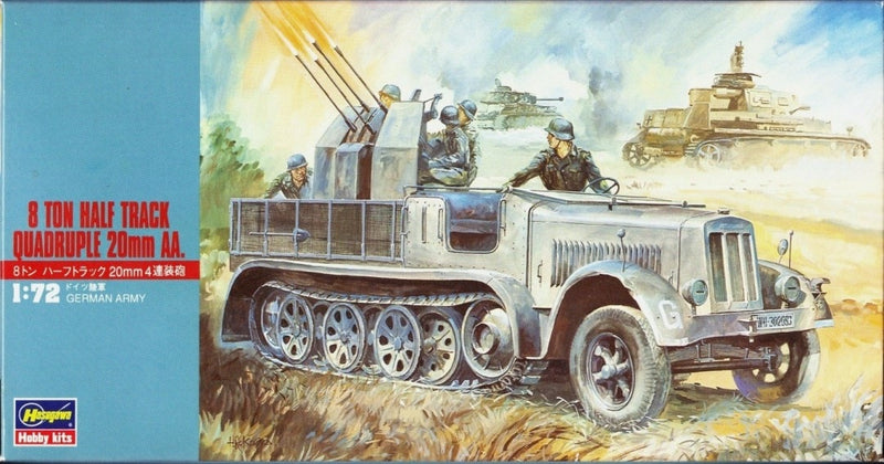 Sd.Kfz 7 Half Track with Quad 20mm AA Battery