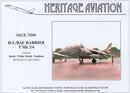 Hawker Harrier T2/T4 Trainer 1/72 Scale Resin  Kit Heritage Avaition HACK72006
