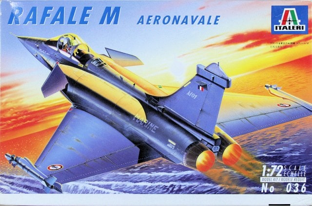Rafale M Aeronavale Fighter 1/72 Scale Plastic Model Kit