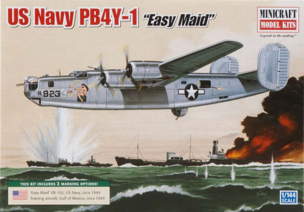 Consolidated PB4Y-1 Bomber 1/144 Scale Plastic model Kit Minicraft 14664