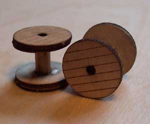 Small Wire Reel HO Scale