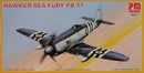 Hawker Sea Fury FB 11 Fighter 1/72 Scale Plastic Model Kit PM Models  PM211
