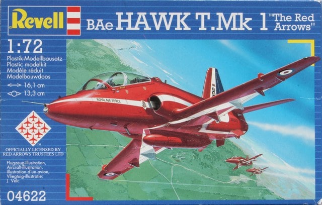 BAE Hawk T Mk 1 Trainer 1/72 Scale Plastic Model Kit Revell 04622