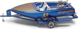 Hot Rod Hydro  Plastic Model Boat Kit