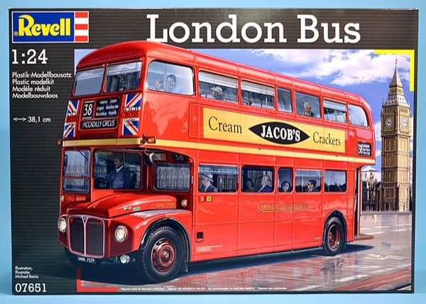 London Bus "double Decker" 1/24 Scale Model Kit 07651