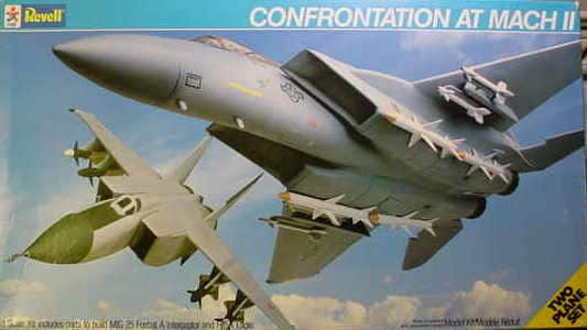Mig 25 Foxbat and MDD F-15 Eagle Combo Kit 1/48 Scale Aircraft Model Kit 4764