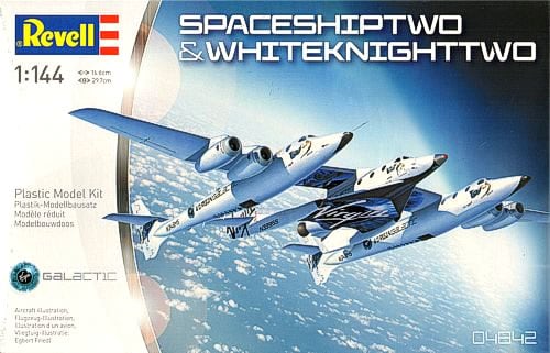 Virgin Spaceship Two & Whiteknight Two Plastic Model Aircraft Kit REV04842