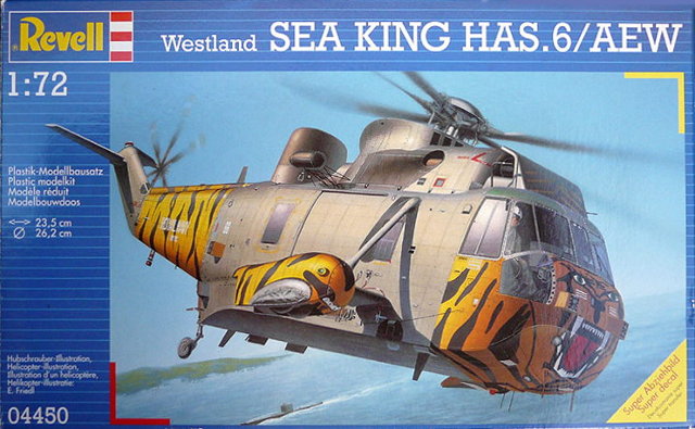 Westland Sea King HAS.6 AEW Helicopter Plastic Model Aircraft Kit REV04450