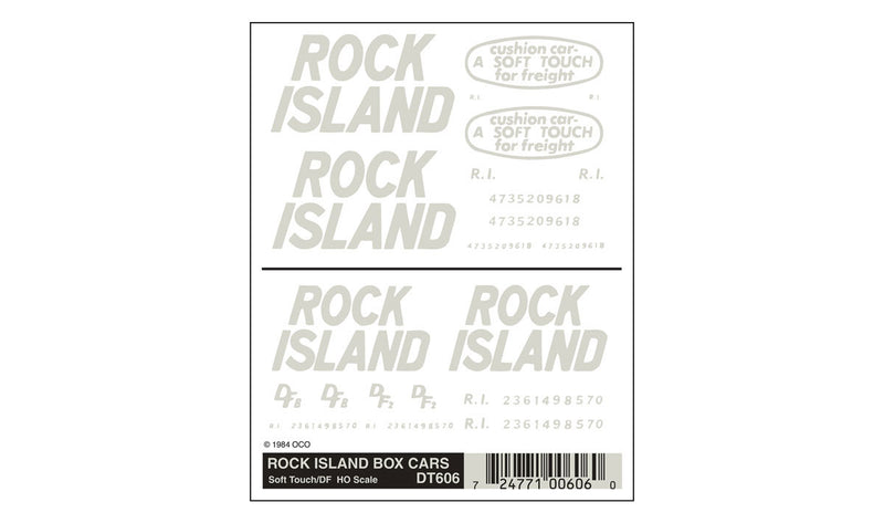 Box Car Markings Rock Island