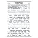 Gothic  R.R. Silver Letters