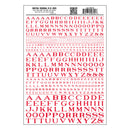 Roman R.R. Red Letters