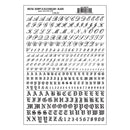 Script and Old English Block Black