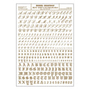 Script and Old English Block Gold