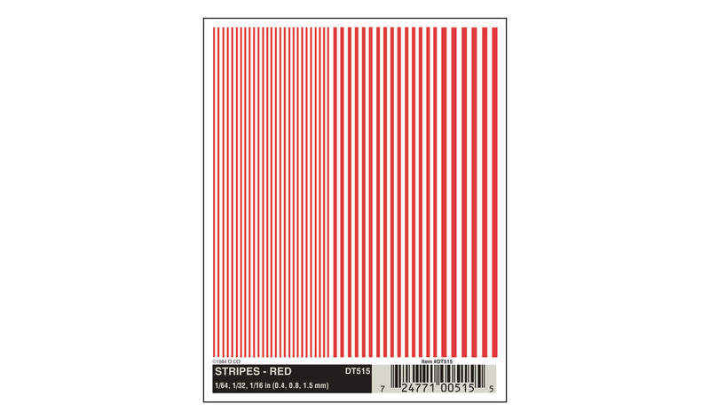 Stripes Red Decal