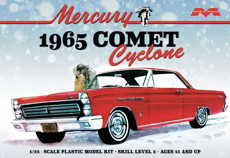 1965 Merdury Comet Cyclone Plastic Model Car Kit Mobeuis Models 1210