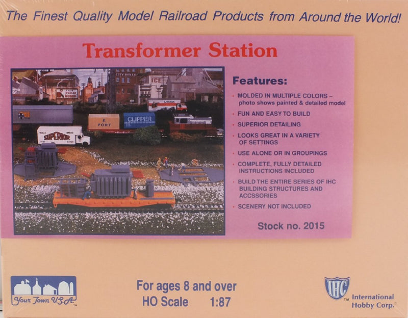 Transformer Station Plastic Model Kit HO Scale IHC 2015
