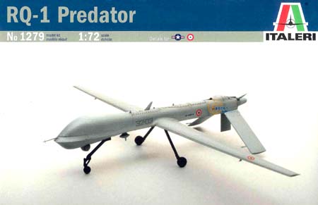 General Atomics RQ-1 Predator  1/72 Scale Plastic Model Kit Italeri 1279
